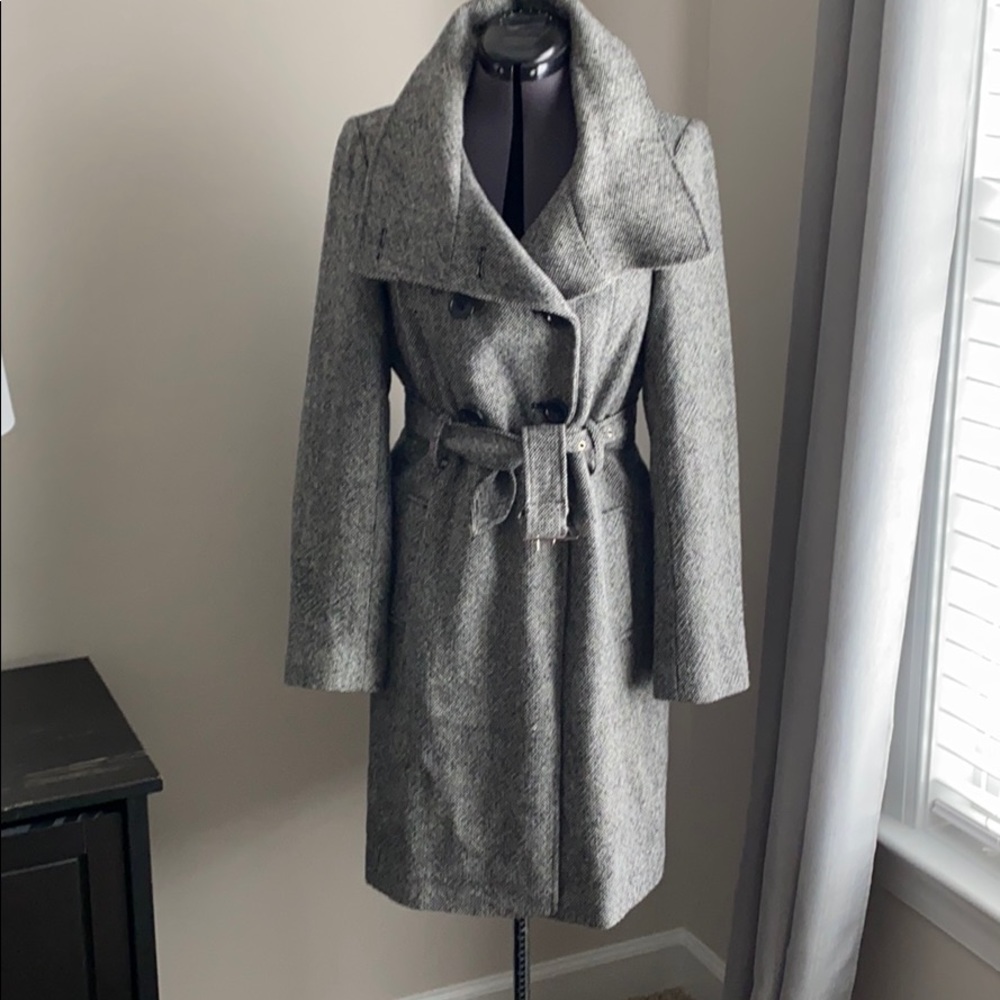 Guess tweed trench coat